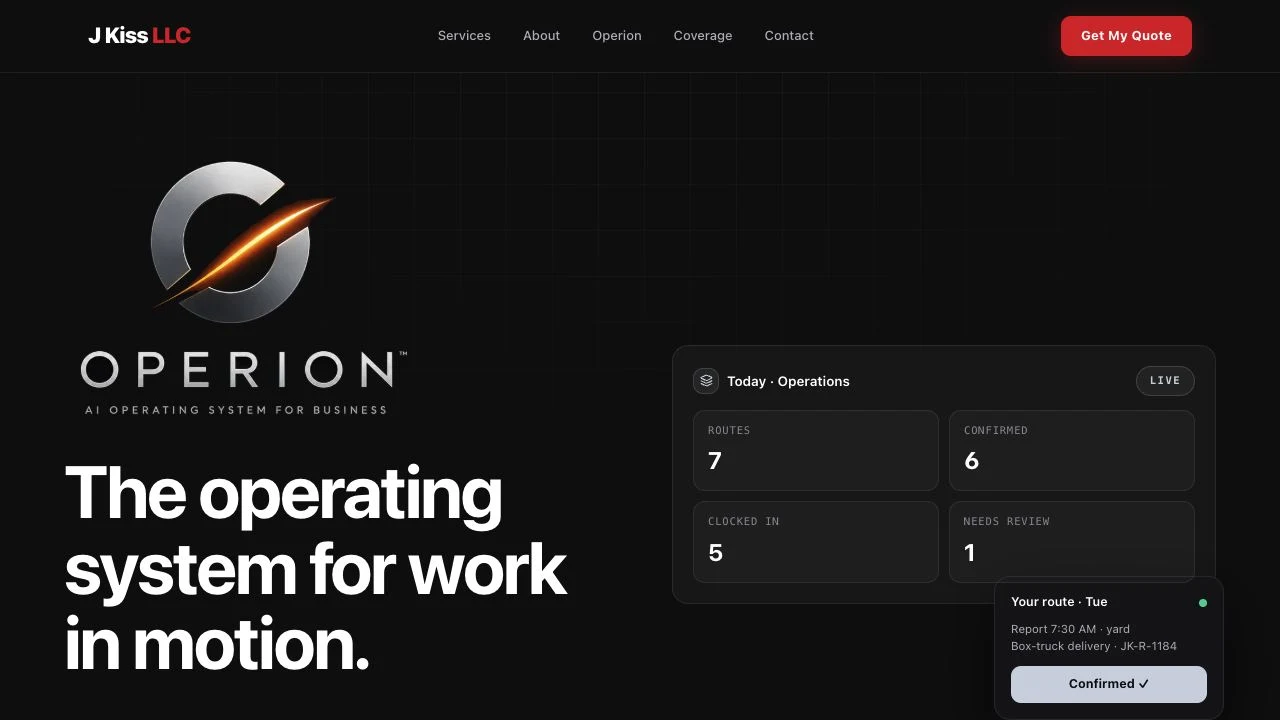 Operion — interface
